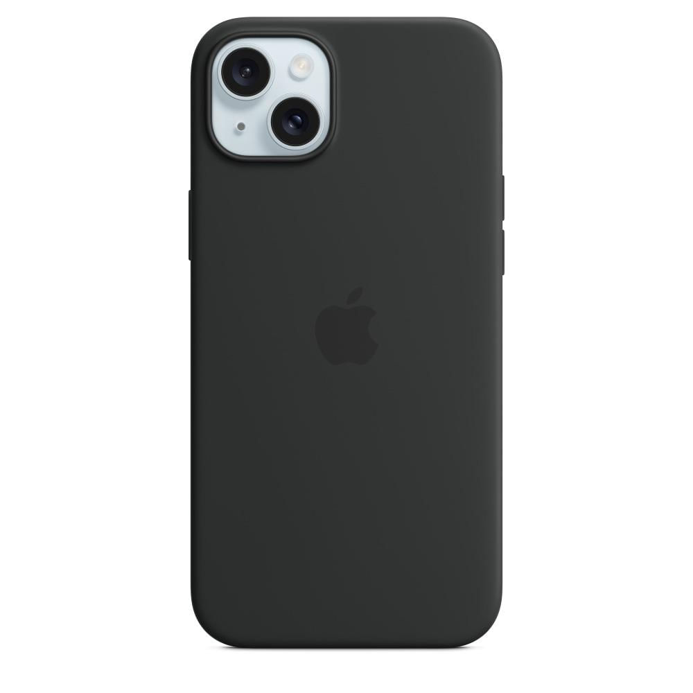 Encontraproduto.com.br - Capa com Magsafe para iPhone 15 Plus, Apple, Silicone Preto
