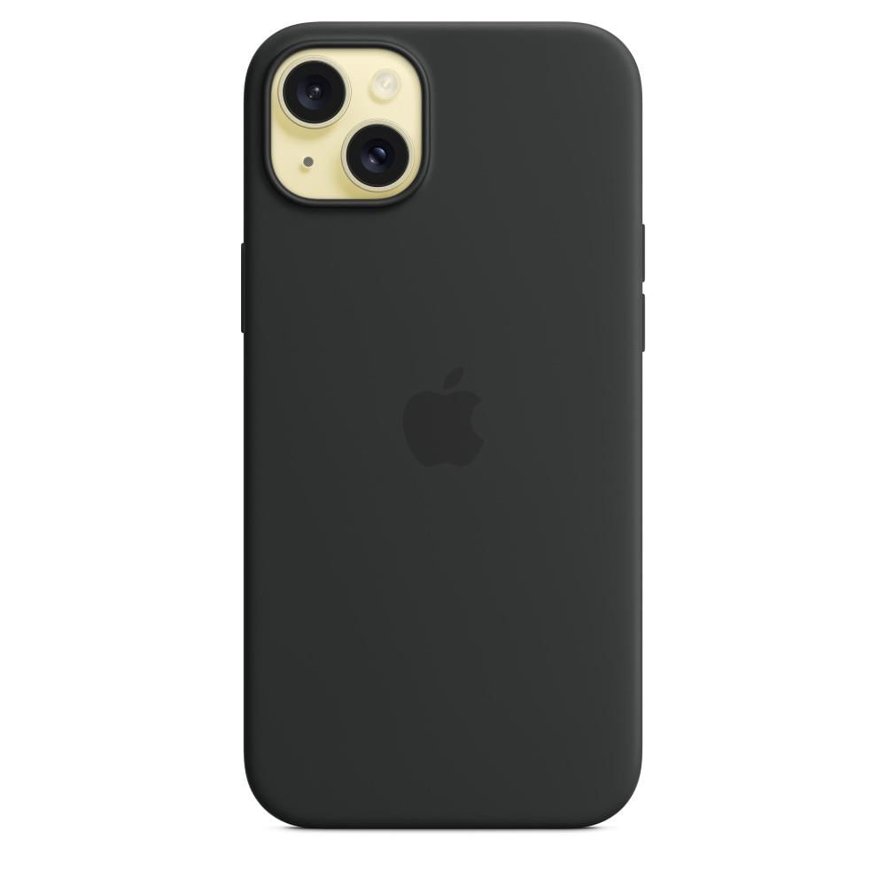 Encontraproduto.com.br - Capa com Magsafe para iPhone 15 Plus, Apple, Silicone Preto
