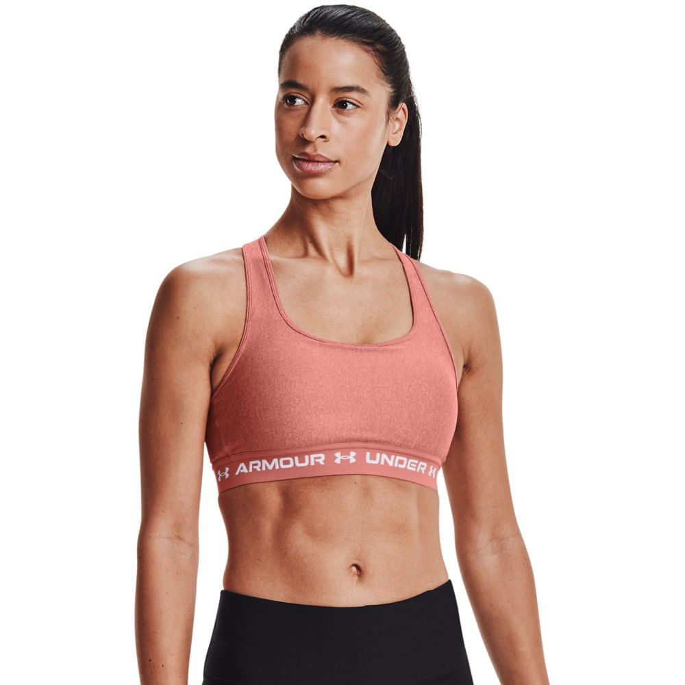 Top de Treino Feminino Under Armour Crossback Mid Heather
