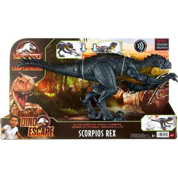 Encontraproduto.com.br - Jurassic World Stinger Dino Scorpios Rex - Mattel