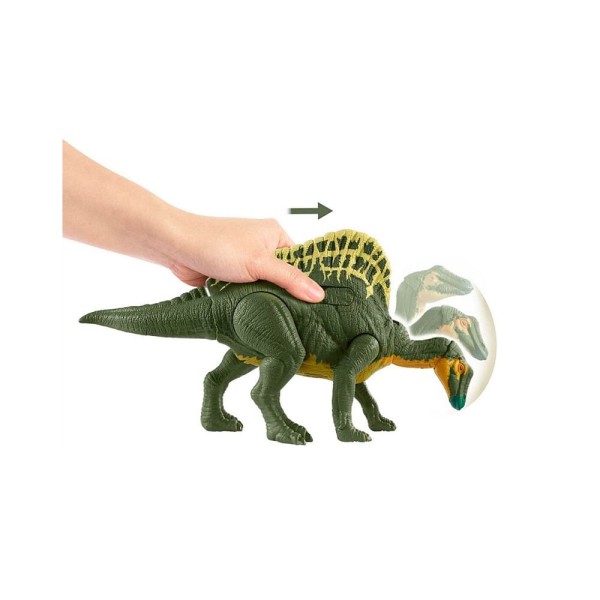 Encontraproduto.com.br - Figura Jurassic World Com Som Ouranosaurus 30 Cm - Mattel