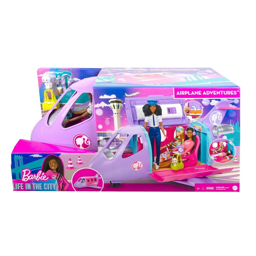 Encontraproduto.com.br - Barbie Aventuras no Avião - Mattel