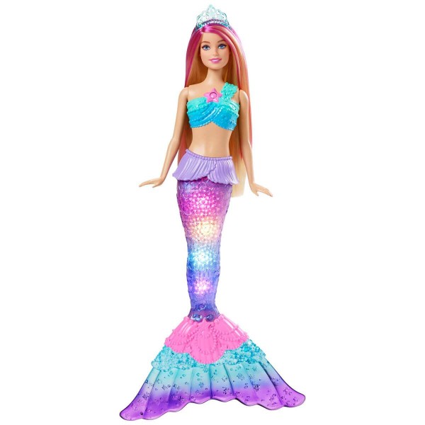 Boneca Mattel Barbie Dreamtopia Sereia Luzes E Brilho HDJ36