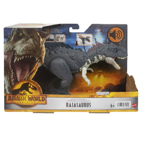 Encontraproduto.com.br - Jurassic World Domínio Roar Strikes Rajasaurus - Mattel