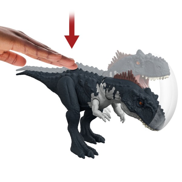 Encontraproduto.com.br - Jurassic World Domínio Roar Strikes Rajasaurus - Mattel