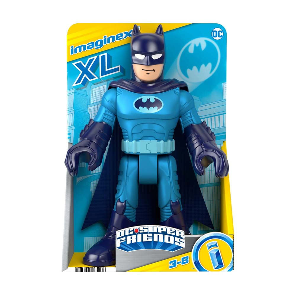 Encontraproduto.com.br - Boneco Batman Azul Articulado Imaginext 25cm 3+hfd50/gpt41fp