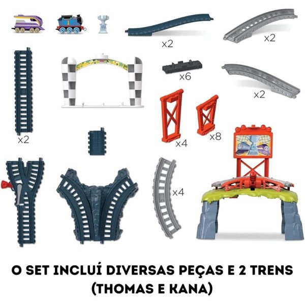Encontraproduto.com.br - Thomas e Seus Amigos Corrida Pela Taça Sodor - Mattel