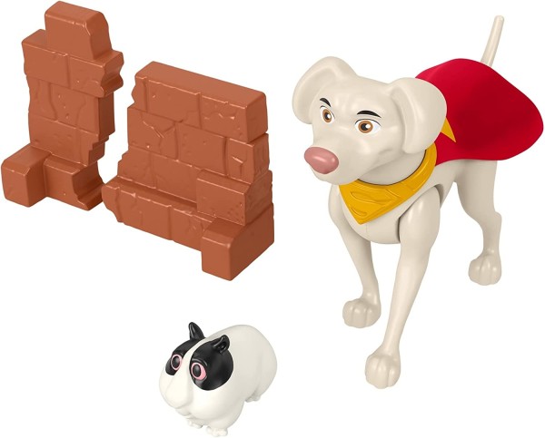 Encontraproduto.com.br - Figura DC Super Pets Krypto o Super-Cão Soco de Heroi Mattel