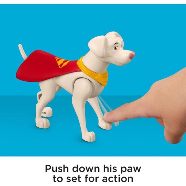 Encontraproduto.com.br - Figura DC Super Pets Krypto o Super-Cão Soco de Heroi Mattel