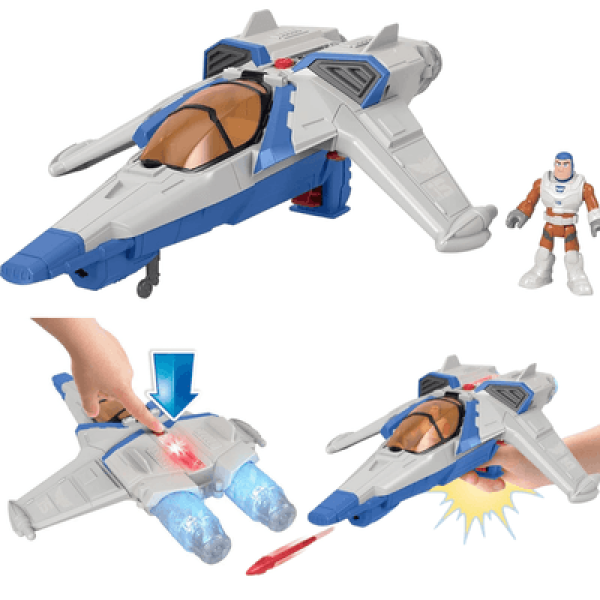 Encontraproduto.com.br - Imaginext Lights Sounds XL-15 com Disney e Pixar Ligthyear - Mattel