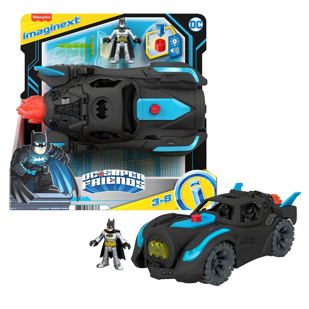 Encontraproduto.com.br - Imaginext DC Super Friends Batmóvel com Mini Batman - Mattel
