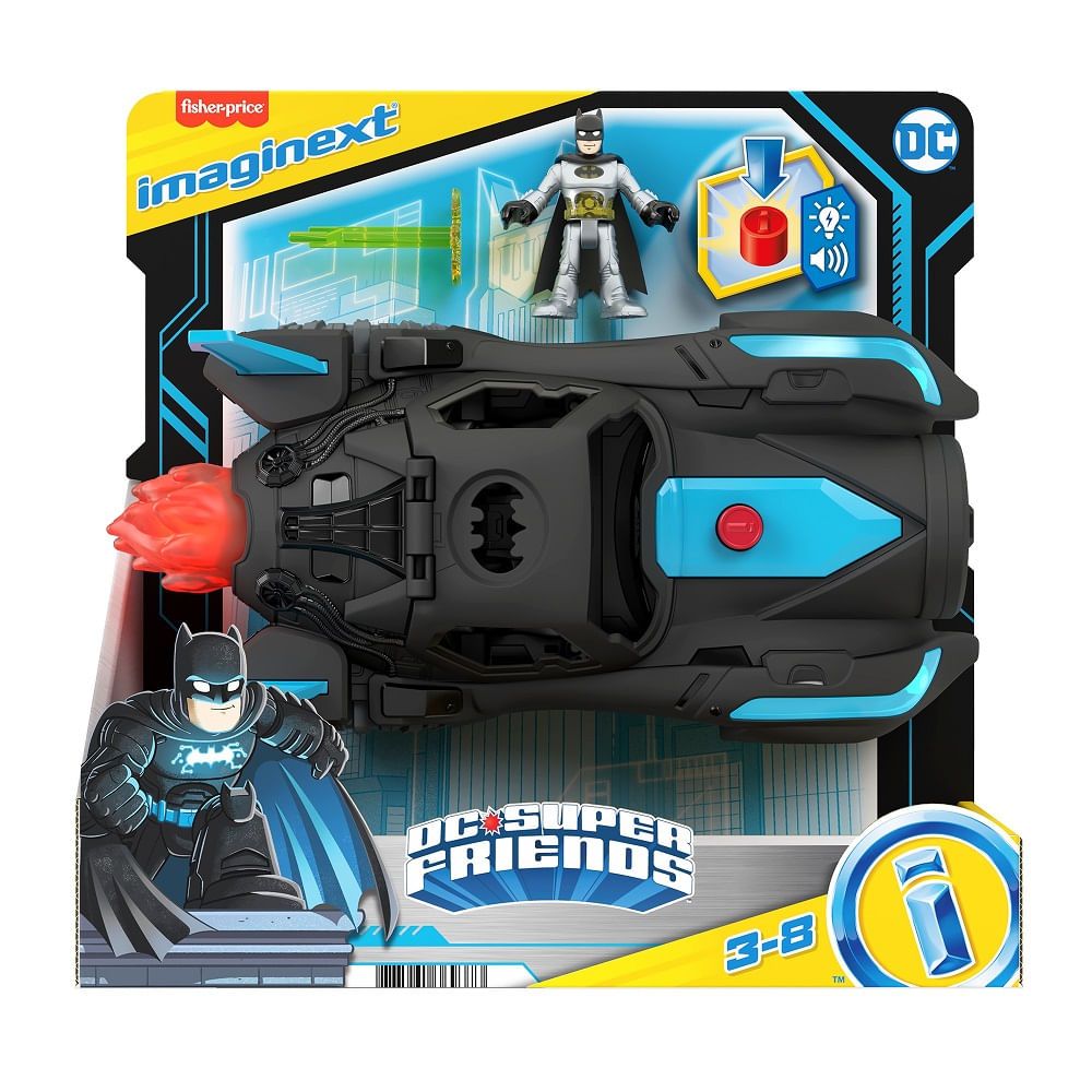 Encontraproduto.com.br - Imaginext DC Super Friends Batmóvel com Mini Batman - Mattel