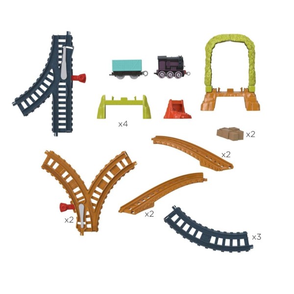 Encontraproduto.com.br - Thomas e Seus Amigos Pista Diesel Aventura Super Loop Mattel