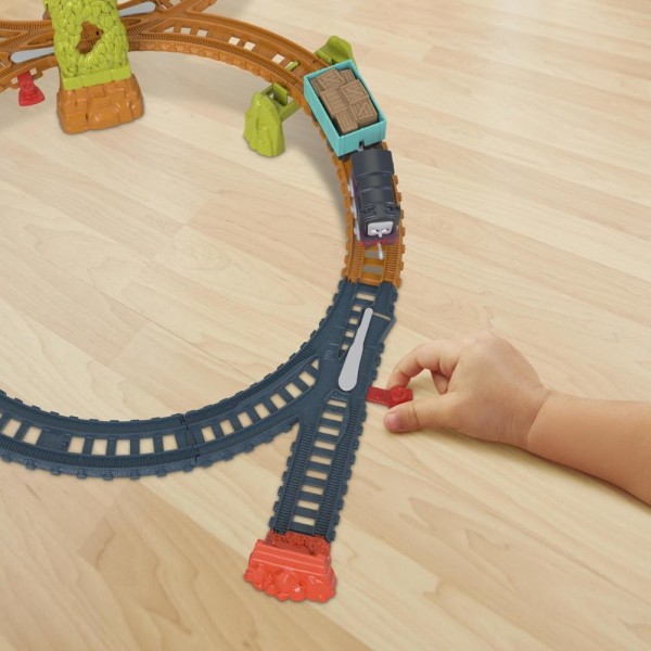 Encontraproduto.com.br - Thomas e Seus Amigos Pista Diesel Aventura Super Loop Mattel