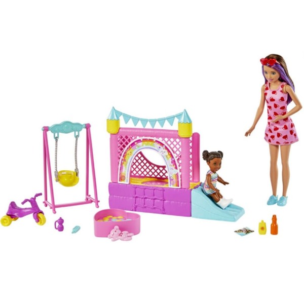Encontraproduto.com.br - Boneca Barbie Skipper - Parquinho de Diversoes - Babysitters MATTEL