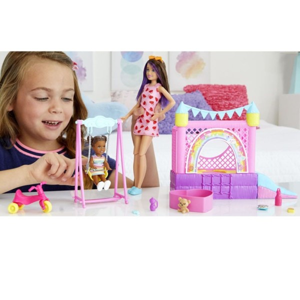 Encontraproduto.com.br - Boneca Barbie Skipper - Parquinho de Diversoes - Babysitters MATTEL