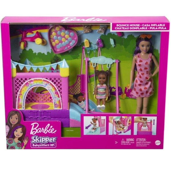 Encontraproduto.com.br - Boneca Barbie Skipper - Parquinho de Diversoes - Babysitters MATTEL