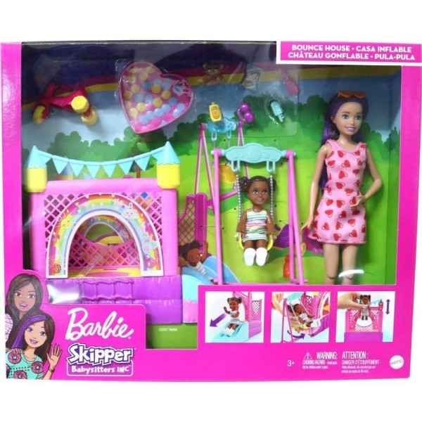 Encontraproduto.com.br - Boneca Barbie Skipper - Parquinho de Diversoes - Babysitters MATTEL