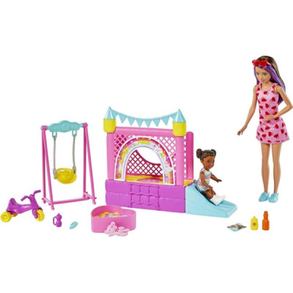 Encontraproduto.com.br - Boneca Barbie Skipper - Parquinho de Diversoes - Babysitters MATTEL