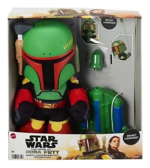 Encontraproduto.com.br - Boneco Boba Fett - Pelucia Star Wars MATTEL