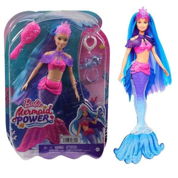 Encontraproduto.com.br - Boneca - Barbie Sereia - Mermaid Power Malibu (HHG52) MATTEL