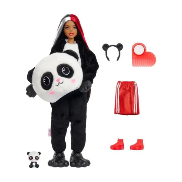Encontraproduto.com.br - Boneca Barbie Color Reveal Panda + Barbie Morena HHG22 - Mattel HHG18