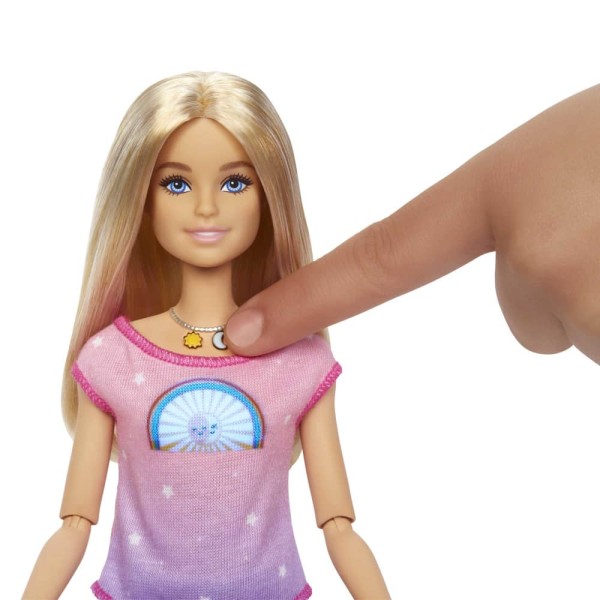 Encontraproduto.com.br - Boneca com Sons e Luzes - Barbie Meditacoes e Animal - HHX64 - MATTEL