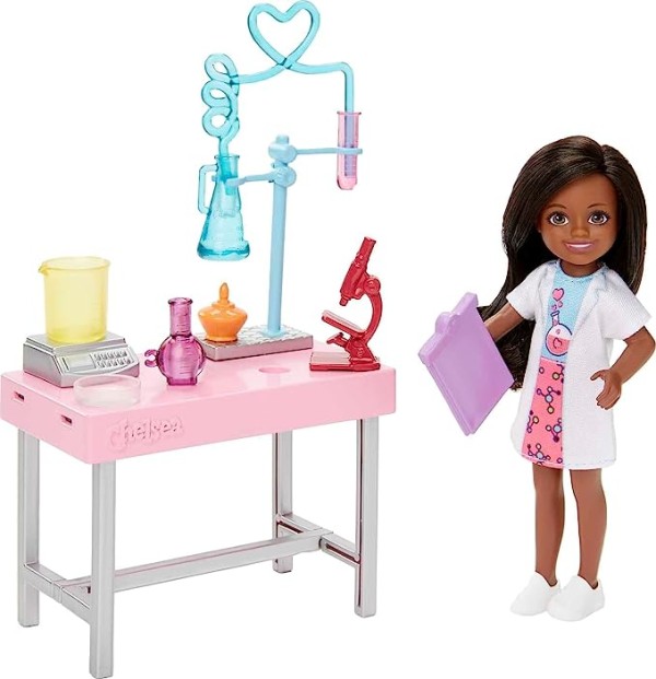 Encontraproduto.com.br - Boneca - Barbie Chelsea Cientista negra MATTEL
