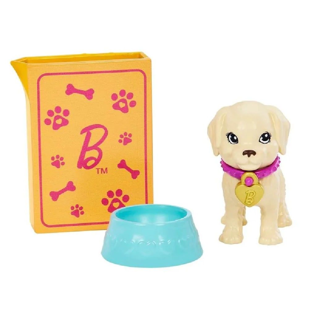 Encontraproduto.com.br - Boneca Barbie Mattel Conjunto Adota um Cachorrinho - Morena