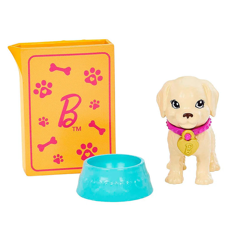 Encontraproduto.com.br - Boneca Barbie Mattel Conjunto Adota um Cachorrinho - Morena