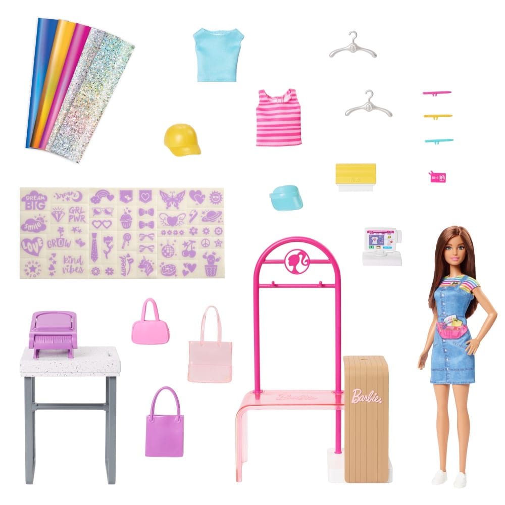 Encontraproduto.com.br - Conjunto com Boneca - Barbie - Atelie Fashion MATTEL