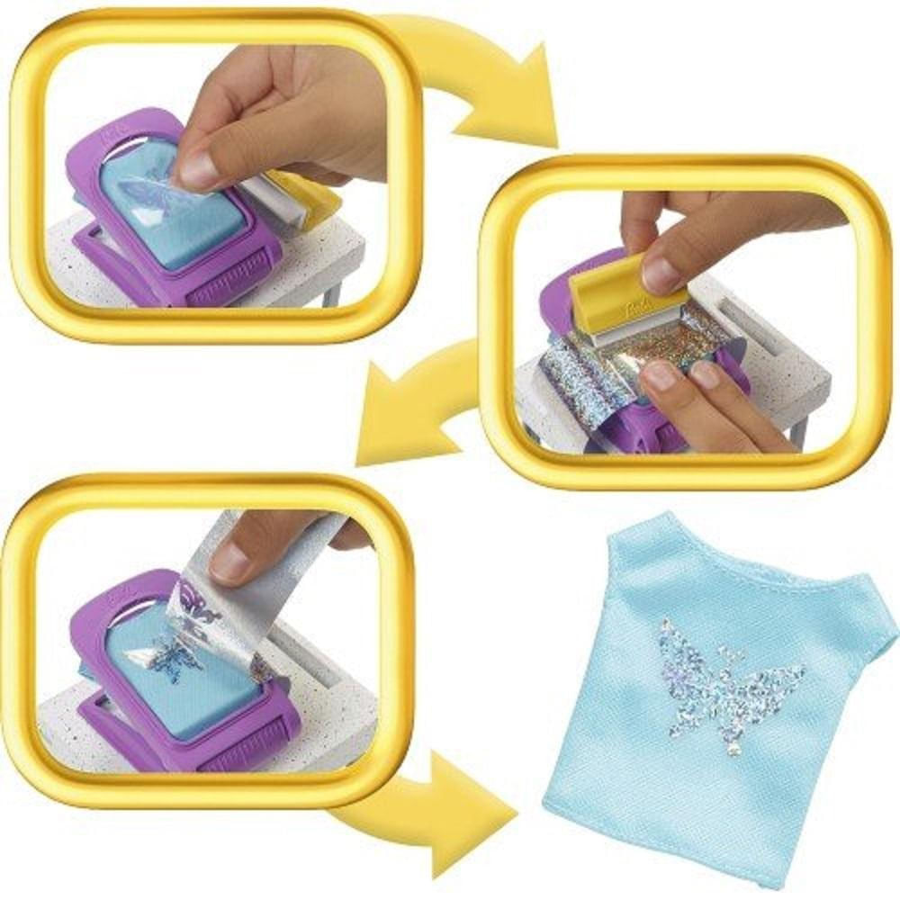 Encontraproduto.com.br - Conjunto com Boneca - Barbie - Atelie Fashion MATTEL
