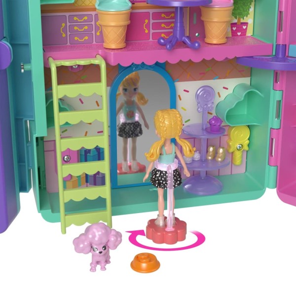Encontraproduto.com.br - Polly Pocket Conjunto de Brinquedo Doce Servico de Moda MATTEL