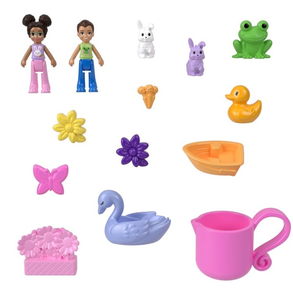 Encontraproduto.com.br - Conjunto - Polly Pocket Chuva Coelho MATTEL