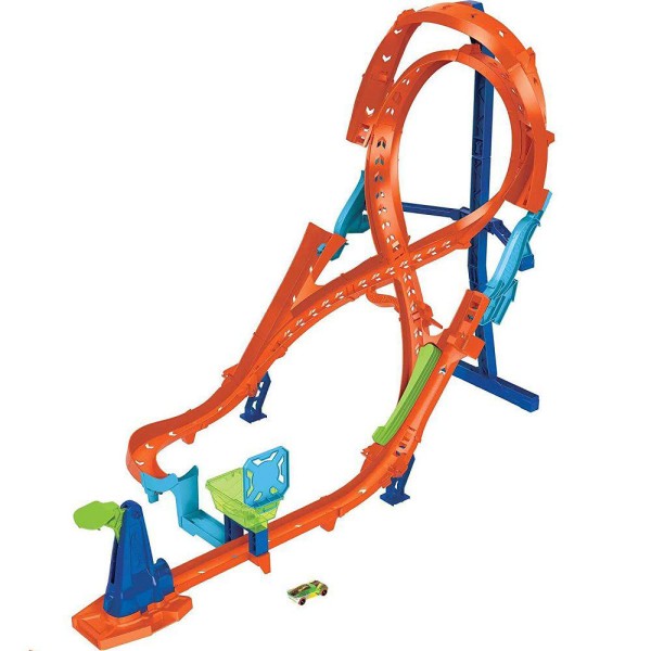 Encontraproduto.com.br - Pista - Hot Wheels - Action Circuito Vertical 8 - HMB15 MATTEL