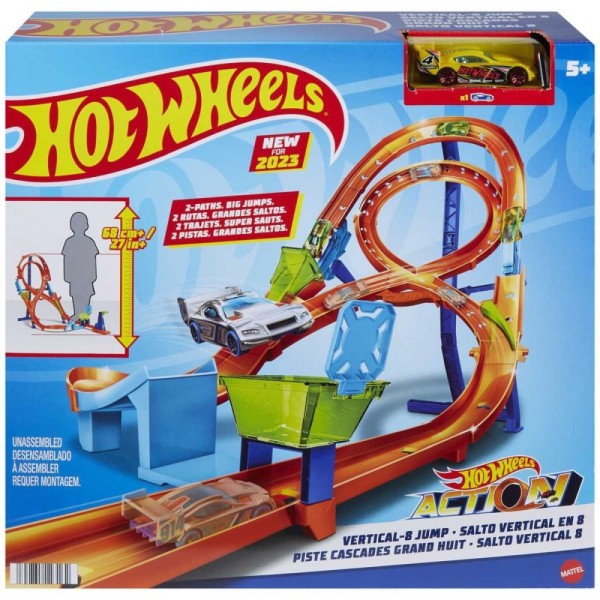 Encontraproduto.com.br - Pista - Hot Wheels - Action Circuito Vertical 8 - HMB15 MATTEL