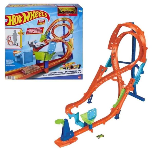 Encontraproduto.com.br - Pista - Hot Wheels - Action Circuito Vertical 8 - HMB15 MATTEL