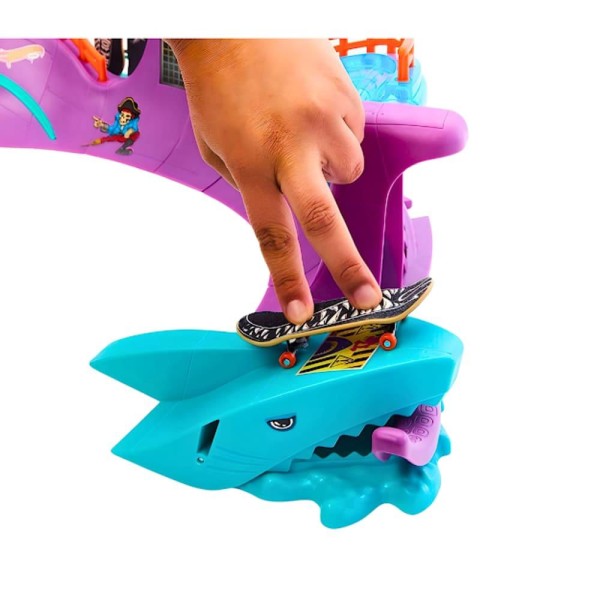 Encontraproduto.com.br - Conjunto de Skate Mattel Hotwheels Octopark Rosa