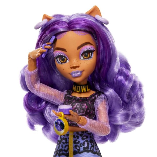 Encontraproduto.com.br - Boneca Articulada - Monster High - Skulltimate Secrets - Fear Idescent - Clawdeen Wolf MATTEL