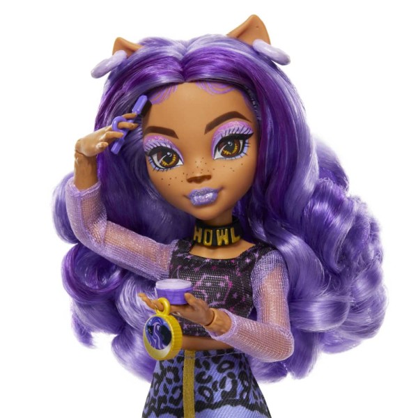 Encontraproduto.com.br - Boneca Articulada - Monster High - Skulltimate Secrets - Fear Idescent - Clawdeen Wolf MATTEL