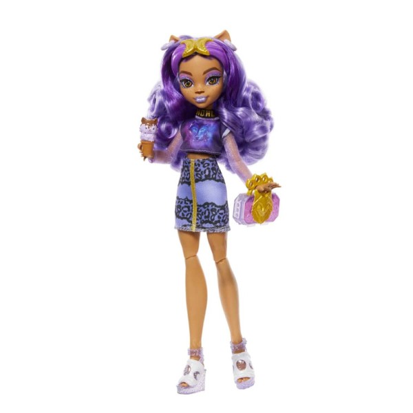 Encontraproduto.com.br - Boneca Articulada - Monster High - Skulltimate Secrets - Fear Idescent - Clawdeen Wolf MATTEL