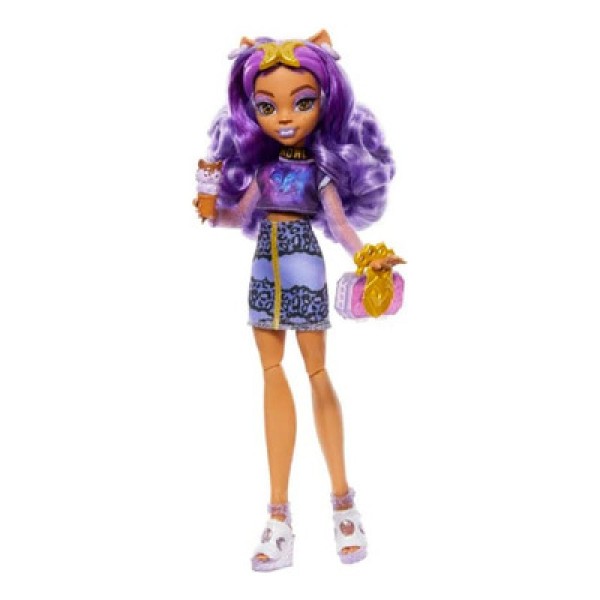 Encontraproduto.com.br - Boneca Articulada - Monster High - Skulltimate Secrets - Fear Idescent - Clawdeen Wolf MATTEL