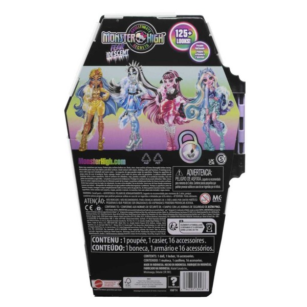 Encontraproduto.com.br - Boneca Articulada - Monster High - Skulltimate Secrets - Fear Idescent - Clawdeen Wolf MATTEL