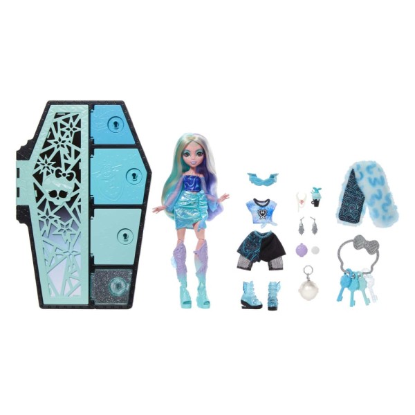 Encontraproduto.com.br - Boneca Articulada - Monster High - Skulltimate Secrets - Fear Idescent - Lagoona Blue  -HNF77 MATTEL