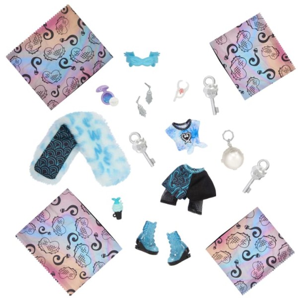 Encontraproduto.com.br - Boneca Articulada - Monster High - Skulltimate Secrets - Fear Idescent - Lagoona Blue  -HNF77 MATTEL