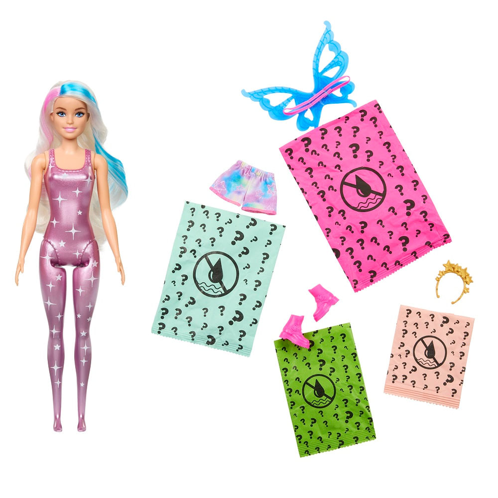 Encontraproduto.com.br - Boneca - Barbie Color Reveal - Galaxia Arco-Iris MATTEL