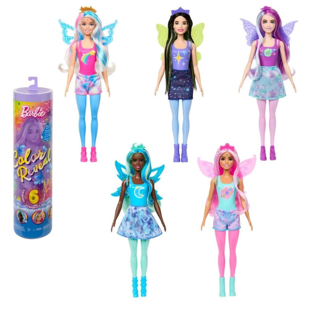 Encontraproduto.com.br - Boneca - Barbie Color Reveal - Galaxia Arco-Iris MATTEL