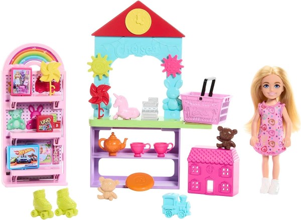 Encontraproduto.com.br - Boneca - Barbie - Conjunto Chelsea Loja de Brinquedos - HNY59 - MATTEL
