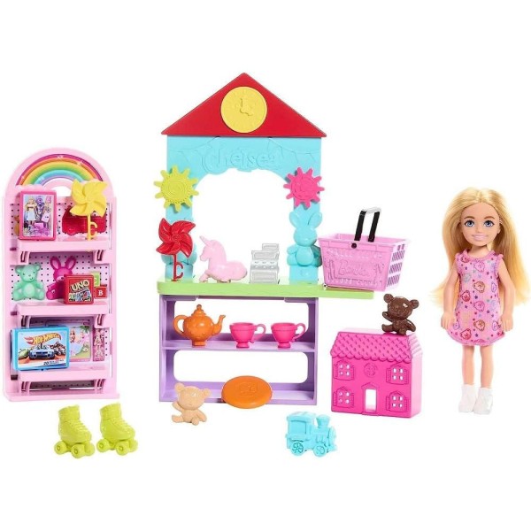 Encontraproduto.com.br - Boneca - Barbie - Conjunto Chelsea Loja de Brinquedos - HNY59 - MATTEL