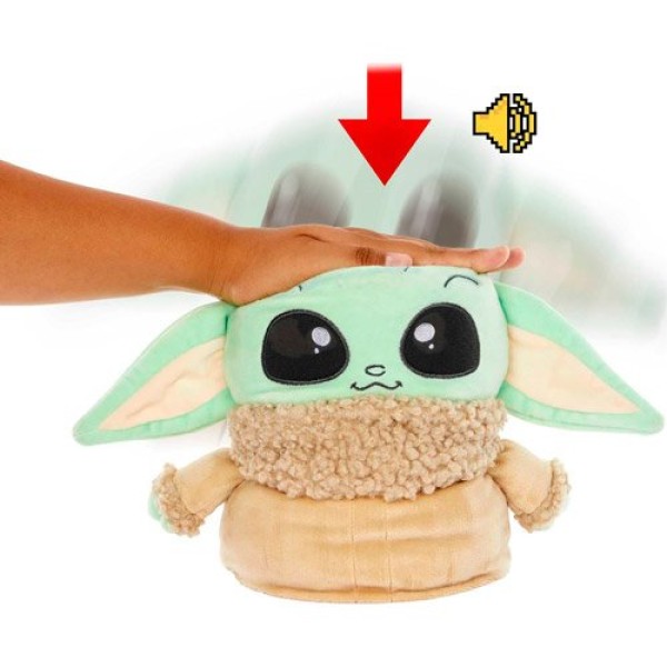 Encontraproduto.com.br - Pelúcia Interativa - Disney - Star Wars - Jumping Grogu - Mattel